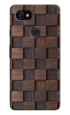 Wooden Cube Design Google Pixel 2 XL Hard Case Back Cover by Casekaro