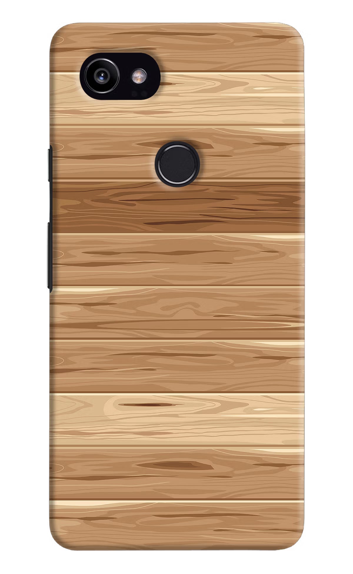 Wooden Vector Google Pixel 2 XL Hard Case Back Cover by Casekaro