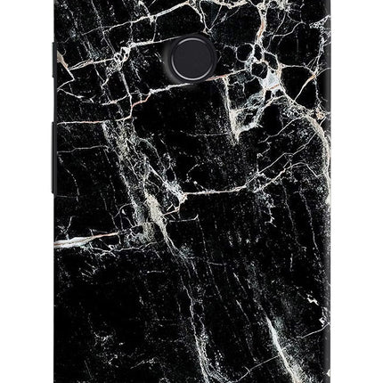 Black Marble Texture Google Pixel 2 XL Hard Case Back Cover by Casekaro