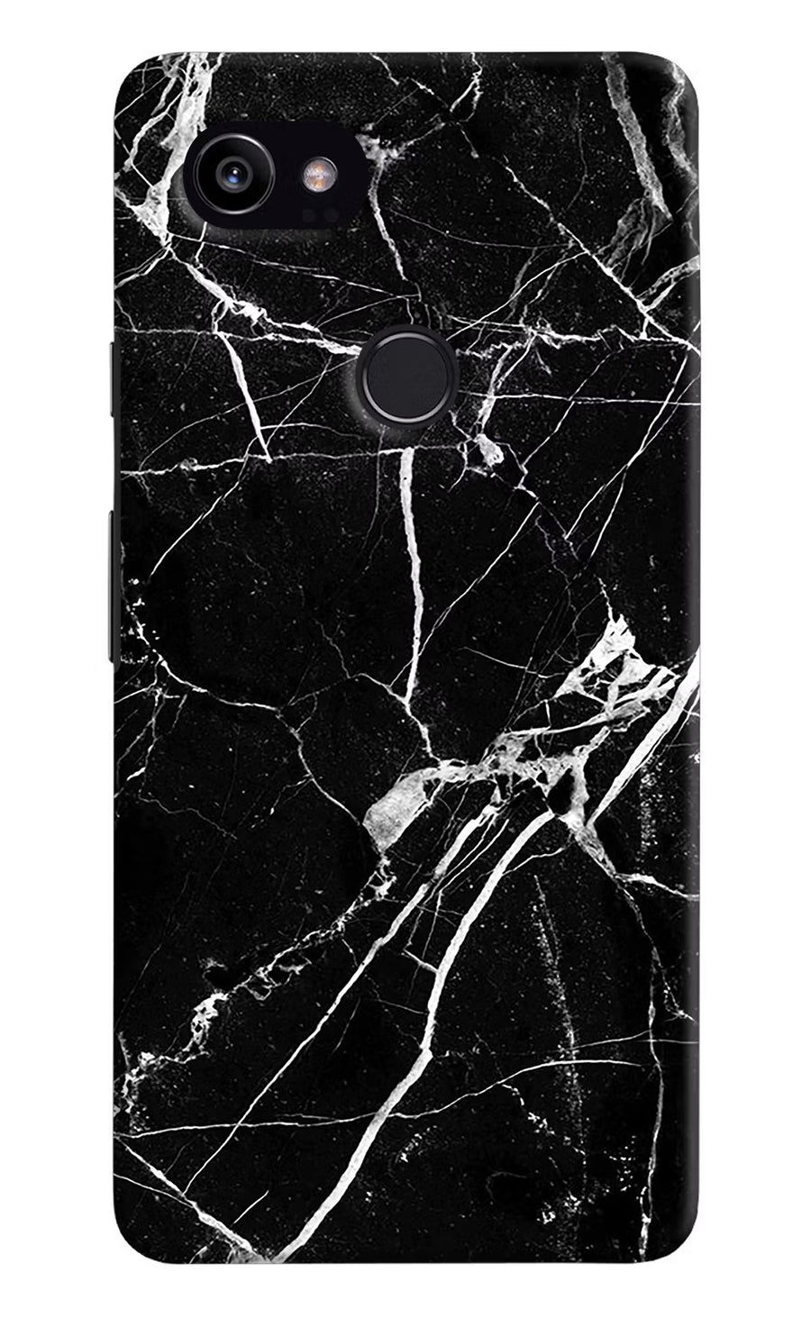 Black Marble Pattern Google Pixel 2 XL Back Cover, Hard case
