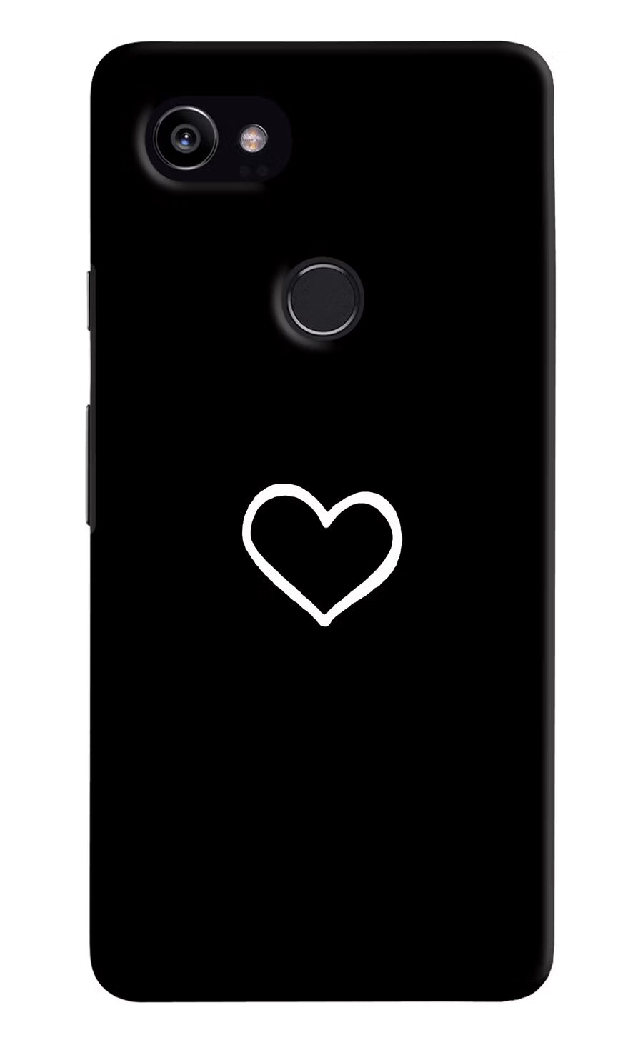 Heart Google Pixel 2 XL Back Cover, Hard case