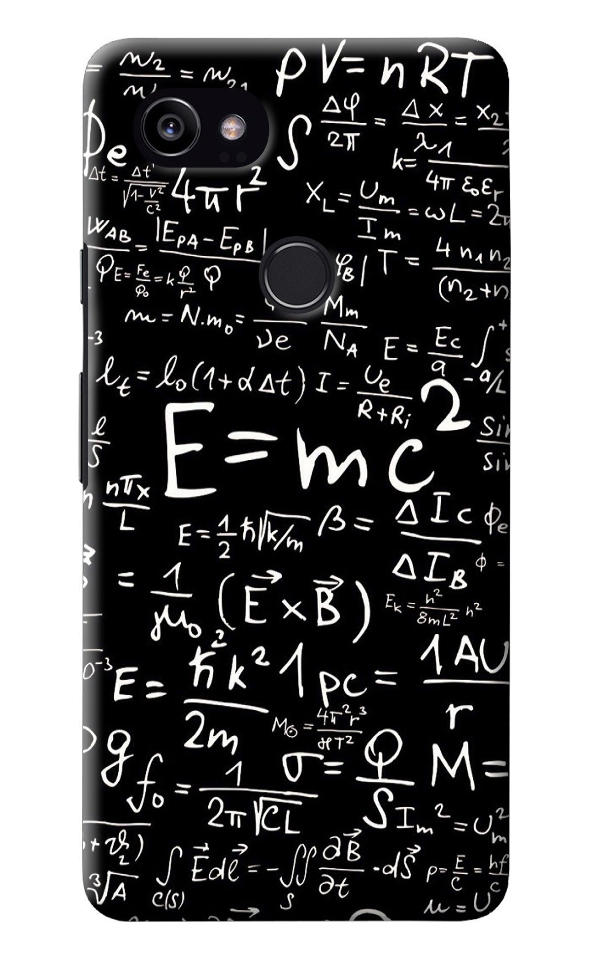 Physics Albert Einstein Formula Google Pixel 2 XL Back Cover