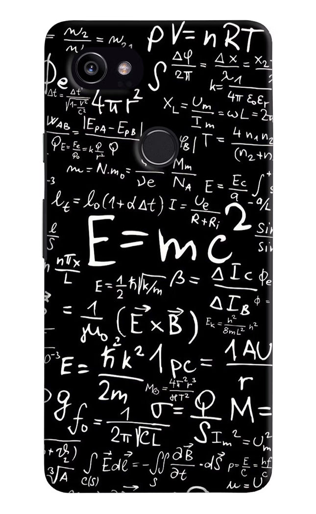 Physics Formula Google Pixel 2 XL Hard Case Back Cover by Casekaro
