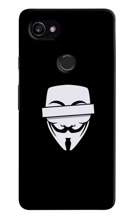 Anonymous Face Google Pixel 2 XL Hard Case Back Cover by Casekaro