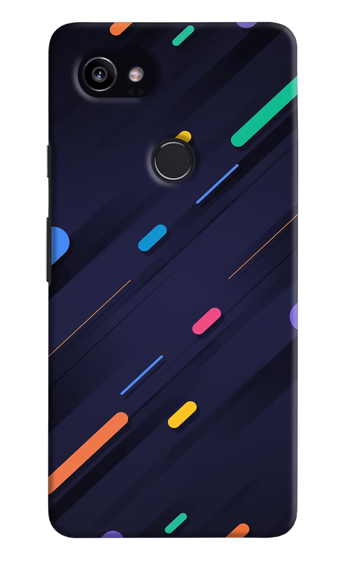 Abstract Design Google Pixel 2 XL Hard Case Back Cover by Casekaro