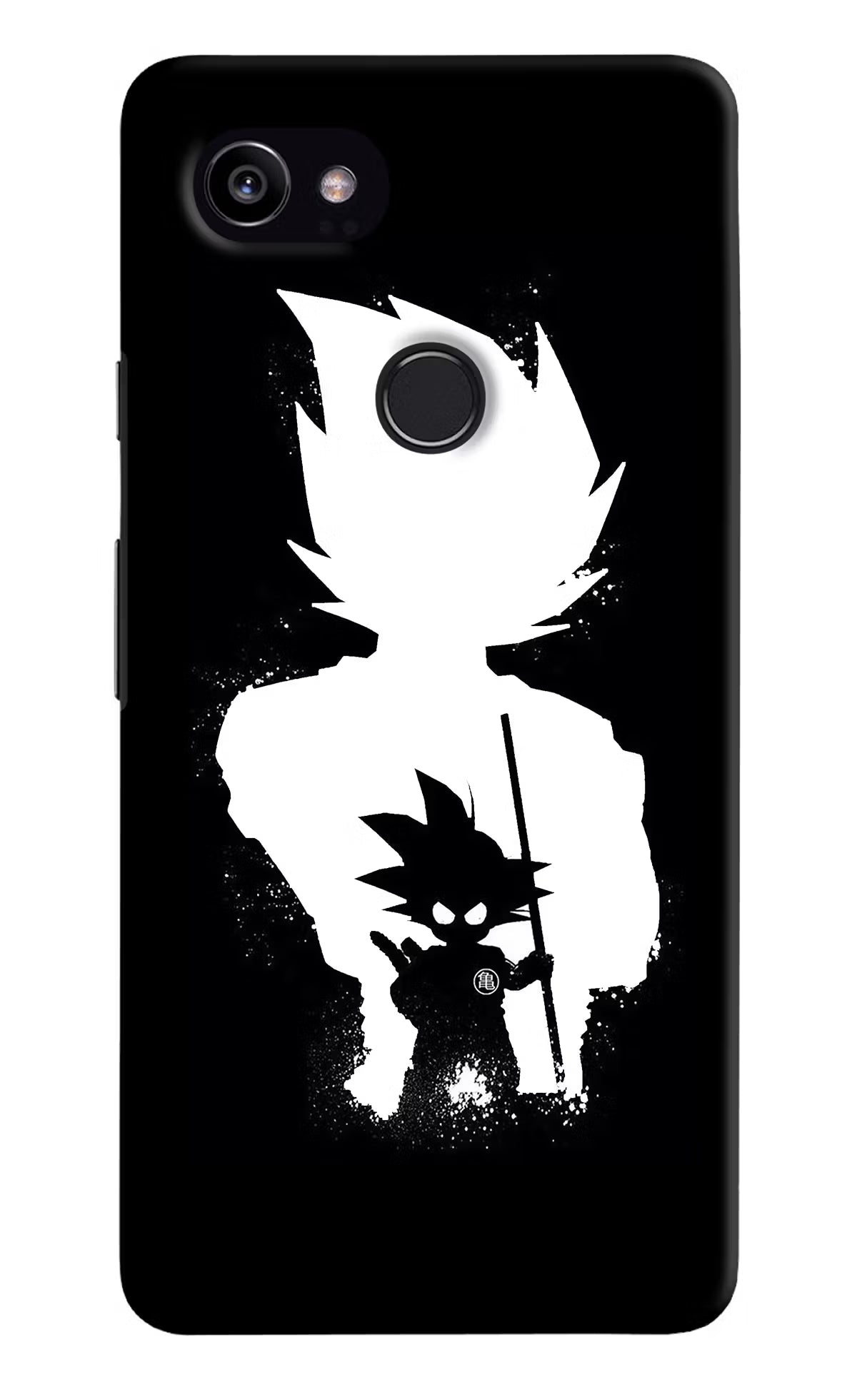 Goku Shadow Google Pixel 2 XL Hard Case Back Cover by Casekaro