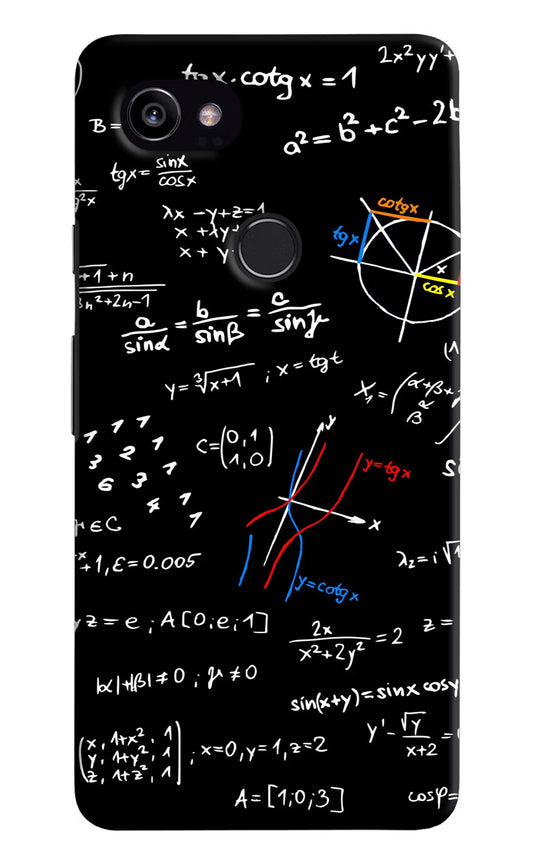 Mathematics Formula Google Pixel 2 XL Hard Case Back Cover by Casekaro
