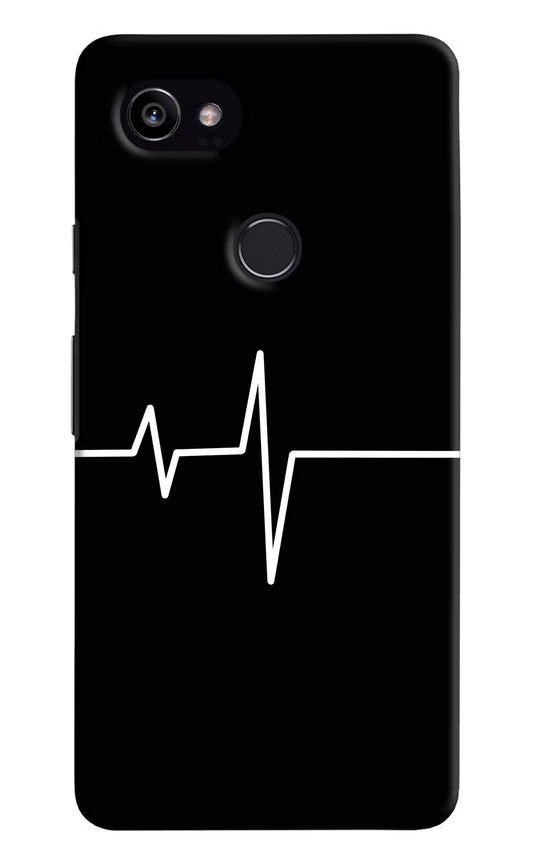 Heart Beats Google Pixel 2 XL Hard Case Back Cover by Casekaro