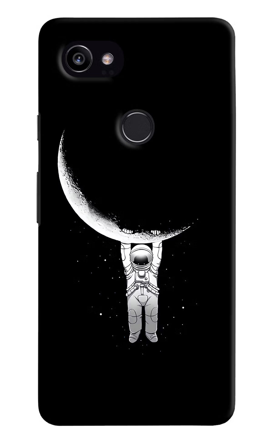 Moon Space Google Pixel 2 XL Back Cover, Hard case
