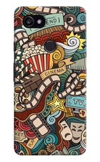 Cinema Abstract Google Pixel 2 XL Hard Case Back Cover by Casekaro