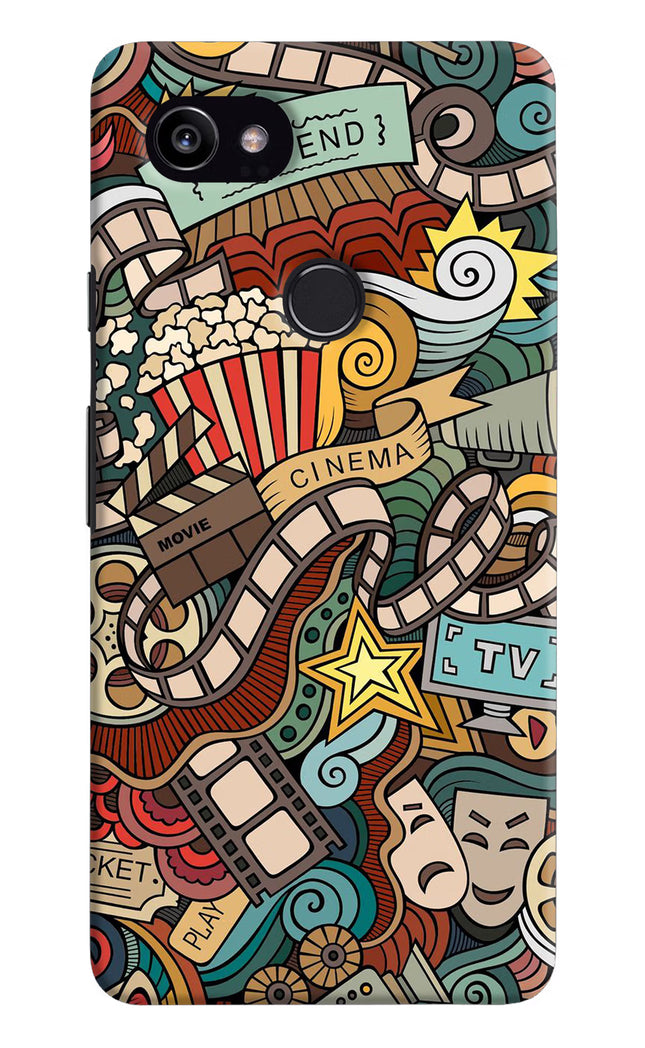 Cinema Abstract Google Pixel 2 XL Hard Case Back Cover by Casekaro
