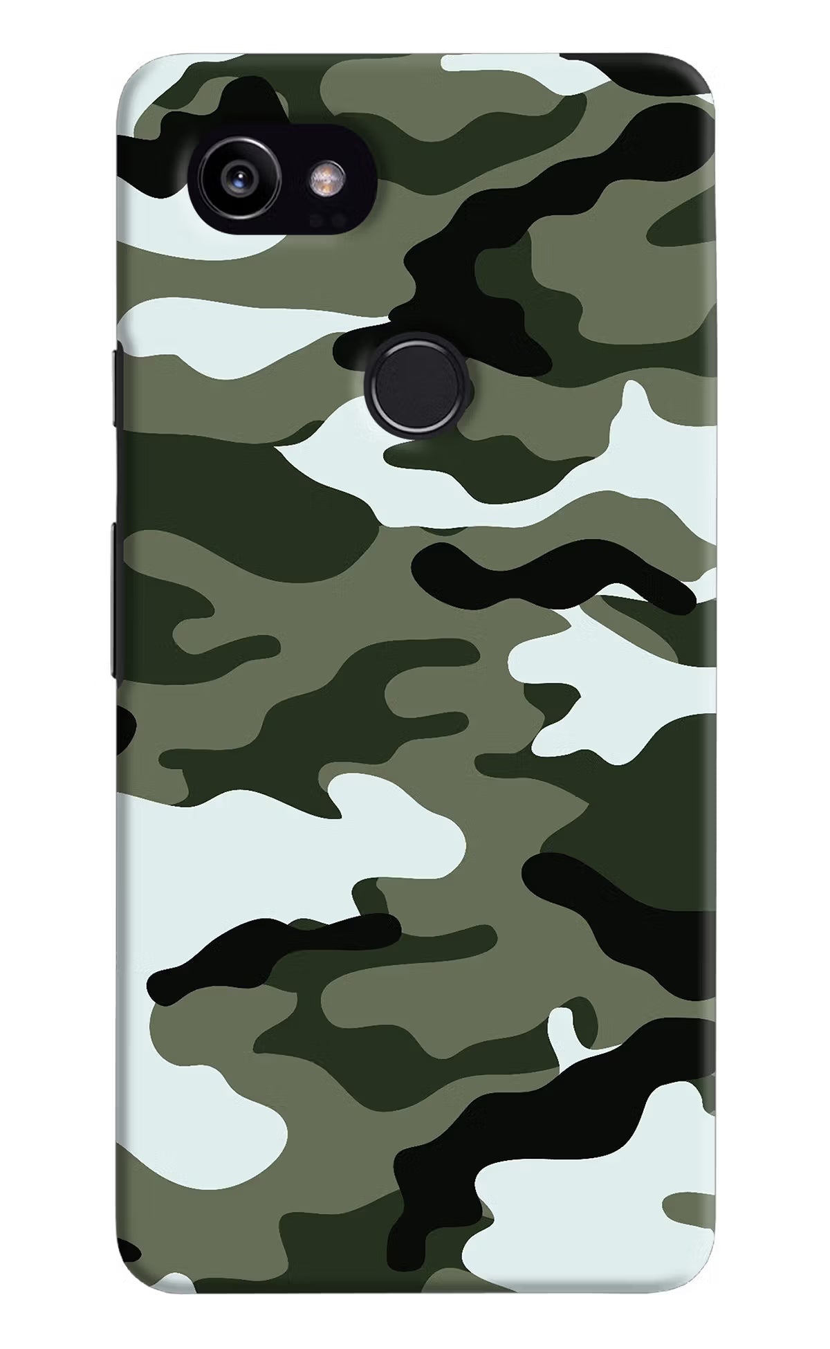 Camouflage Google Pixel 2 XL Hard Case Back Cover by Casekaro