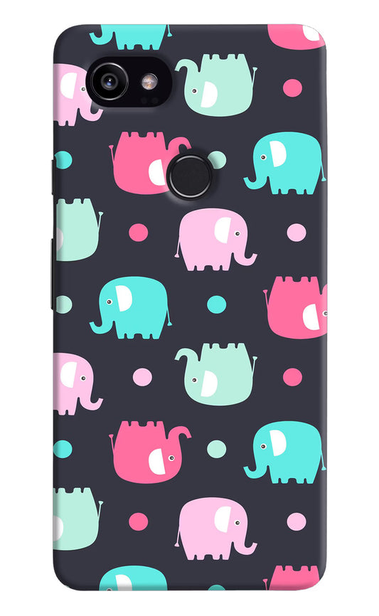 Elephants Google Pixel 2 XL Hard Case Back Cover by Casekaro