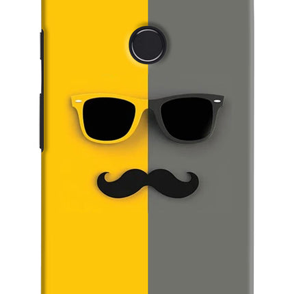 Sunglasses with Mustache Google Pixel 2 XL Hard Case Back Cover by Casekaro