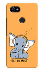 High On Music Google Pixel 2 XL Hard Case Back Cover by Casekaro