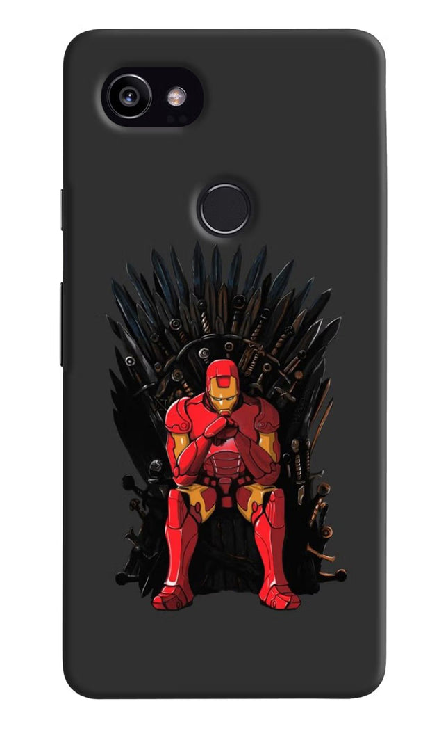 Ironman Throne Google Pixel 2 XL Hard Case Back Cover by Casekaro