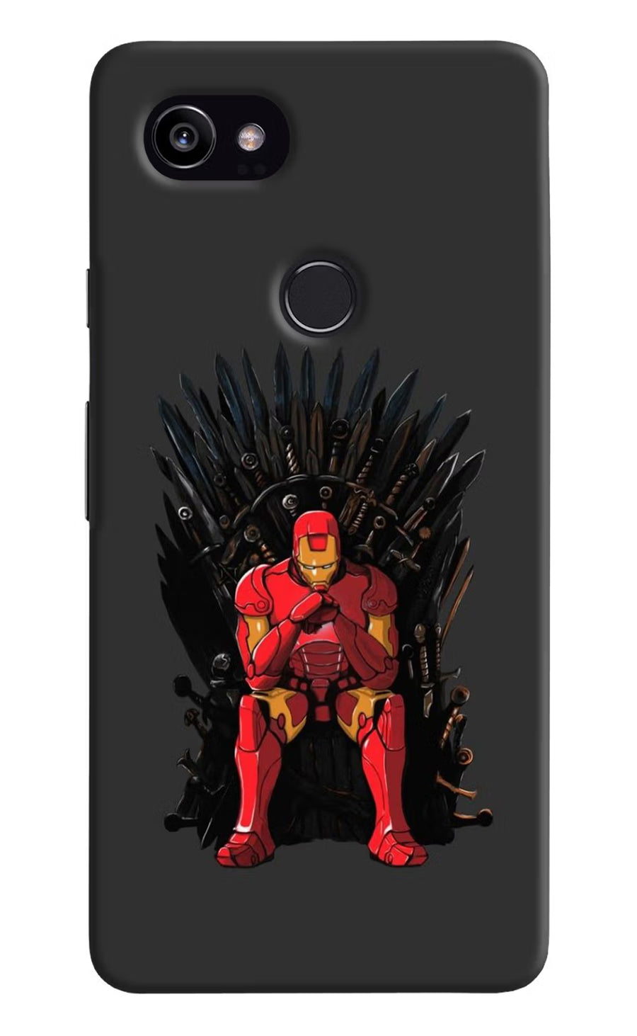 Ironman Throne Google Pixel 2 XL Back Cover, Hard case