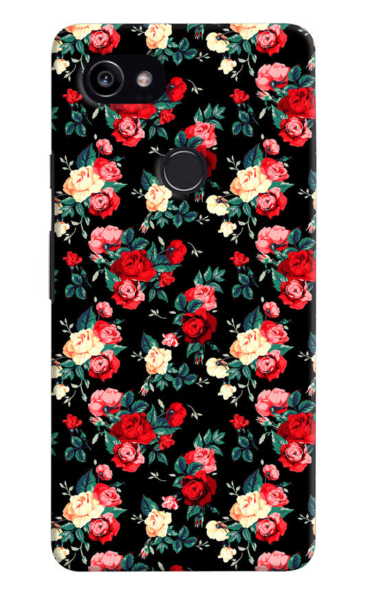 Rose Pattern Google Pixel 2 XL Hard Case Back Cover by Casekaro