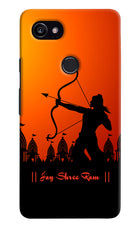 Lord Ram - 4 Google Pixel 2 XL Hard Case Back Cover by Casekaro