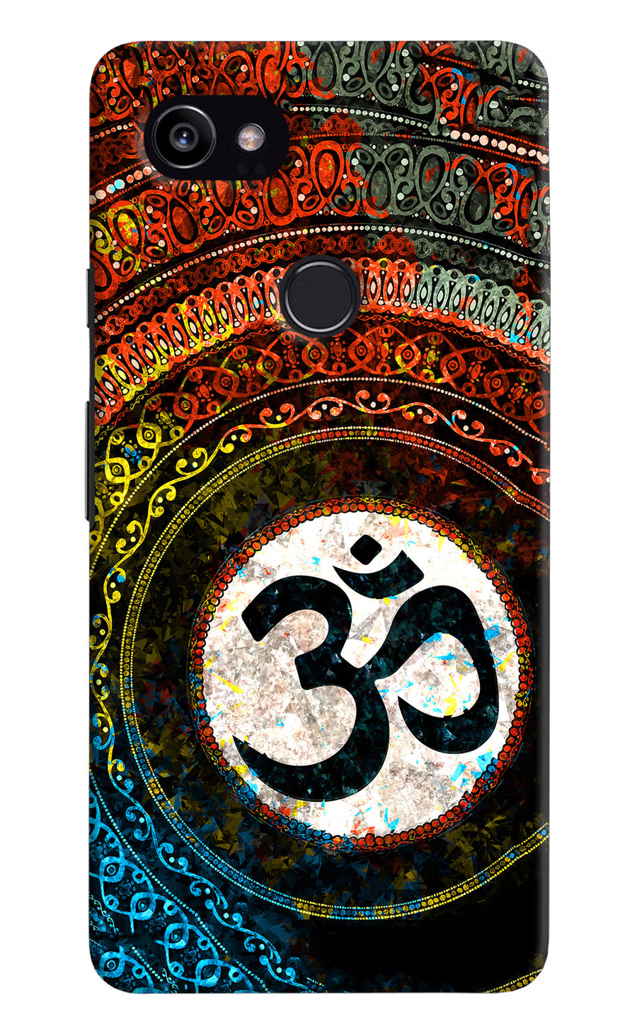 Om Cultural Google Pixel 2 XL Back Cover, Hard case