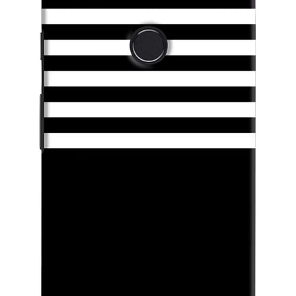 Black and White Print Google Pixel 2 XL Hard Case Back Cover by Casekaro