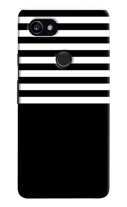 Black and White Print Google Pixel 2 XL Hard Case Back Cover by Casekaro