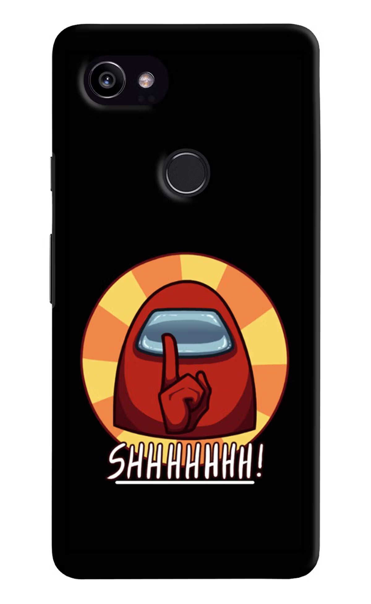 Among Us Shhh! Google Pixel 2 XL Hard Case Back Cover by Casekaro