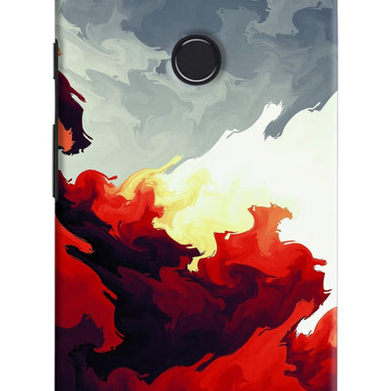 Fire Cloud Google Pixel 2 XL Hard Case Back Cover by Casekaro