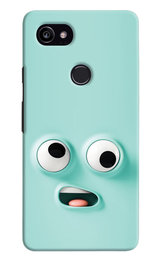 Funny Cartoon Google Pixel 2 XL Hard Case Back Cover by Casekaro