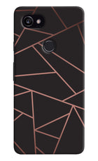 Geometric Pattern Google Pixel 2 XL Hard Case Back Cover by Casekaro