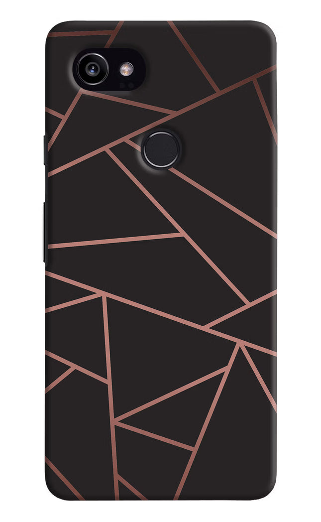 Geometric Pattern Google Pixel 2 XL Hard Case Back Cover by Casekaro