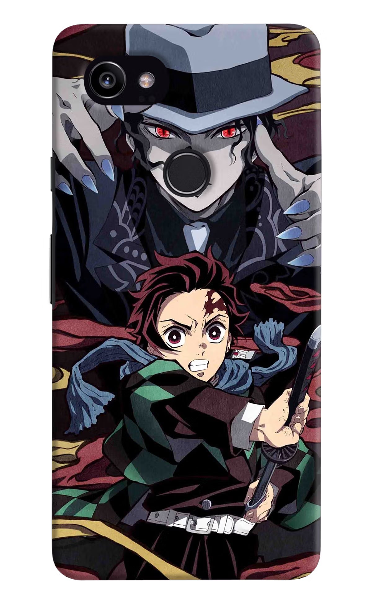 Demon Slayer Google Pixel 2 XL Hard Case Back Cover by Casekaro