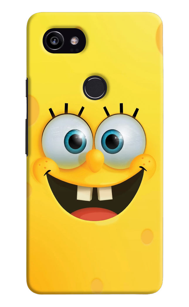 Sponge 1 Google Pixel 2 XL Hard Case Back Cover by Casekaro