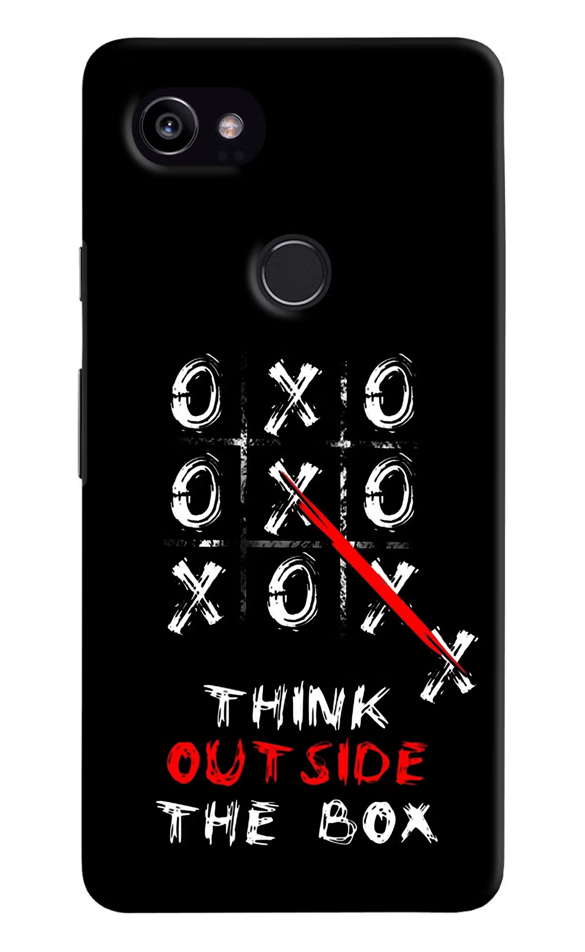 Think out of the BOX Google Pixel 2 XL Hard Case Back Cover by Casekaro
