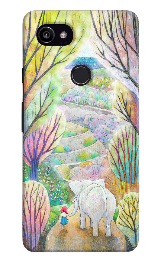 Nature Painting Google Pixel 2 XL Hard Case Back Cover by Casekaro