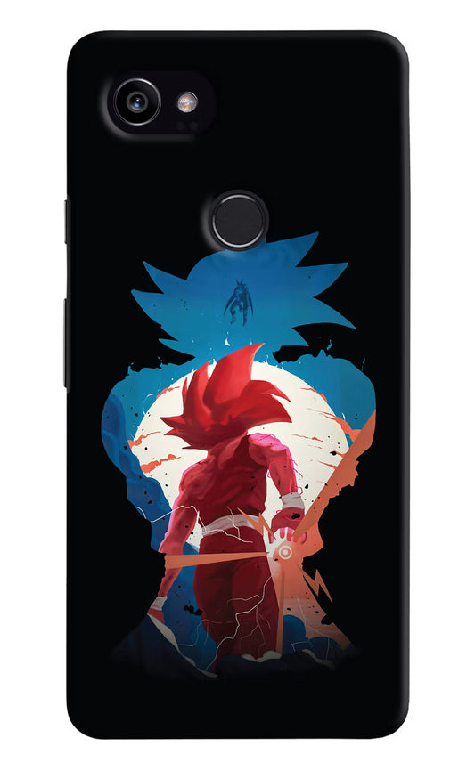 Goku Google Pixel 2 XL Hard Case Back Cover by Casekaro