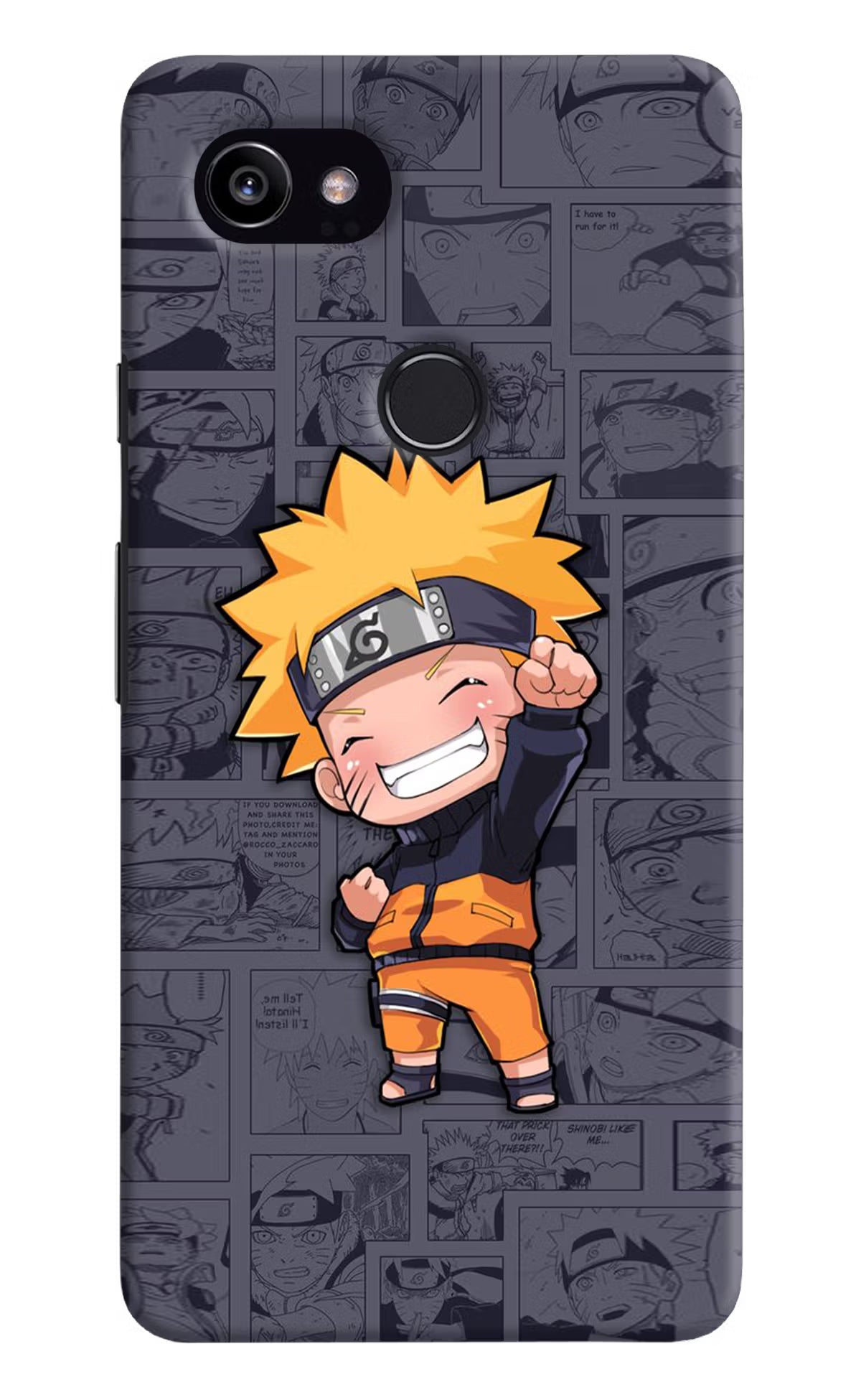 Chota Naruto Google Pixel 2 XL Hard Case Back Cover by Casekaro