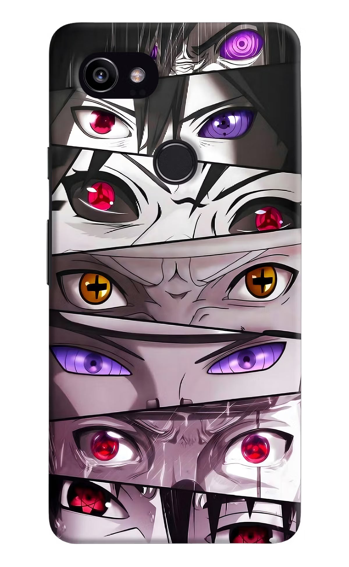 Naruto Anime Google Pixel 2 XL Hard Case Back Cover by Casekaro