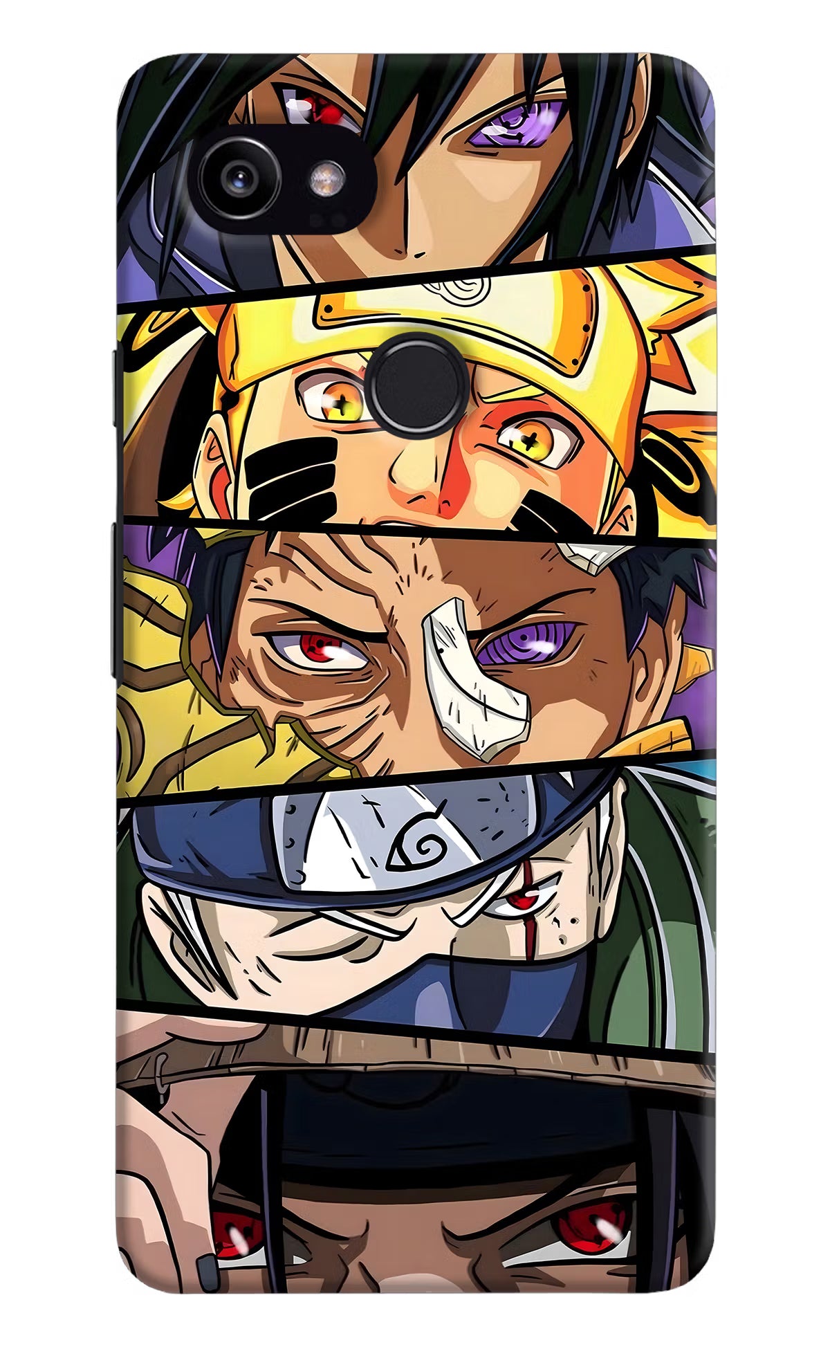 Naruto Character Google Pixel 2 XL Hard Case Back Cover by Casekaro