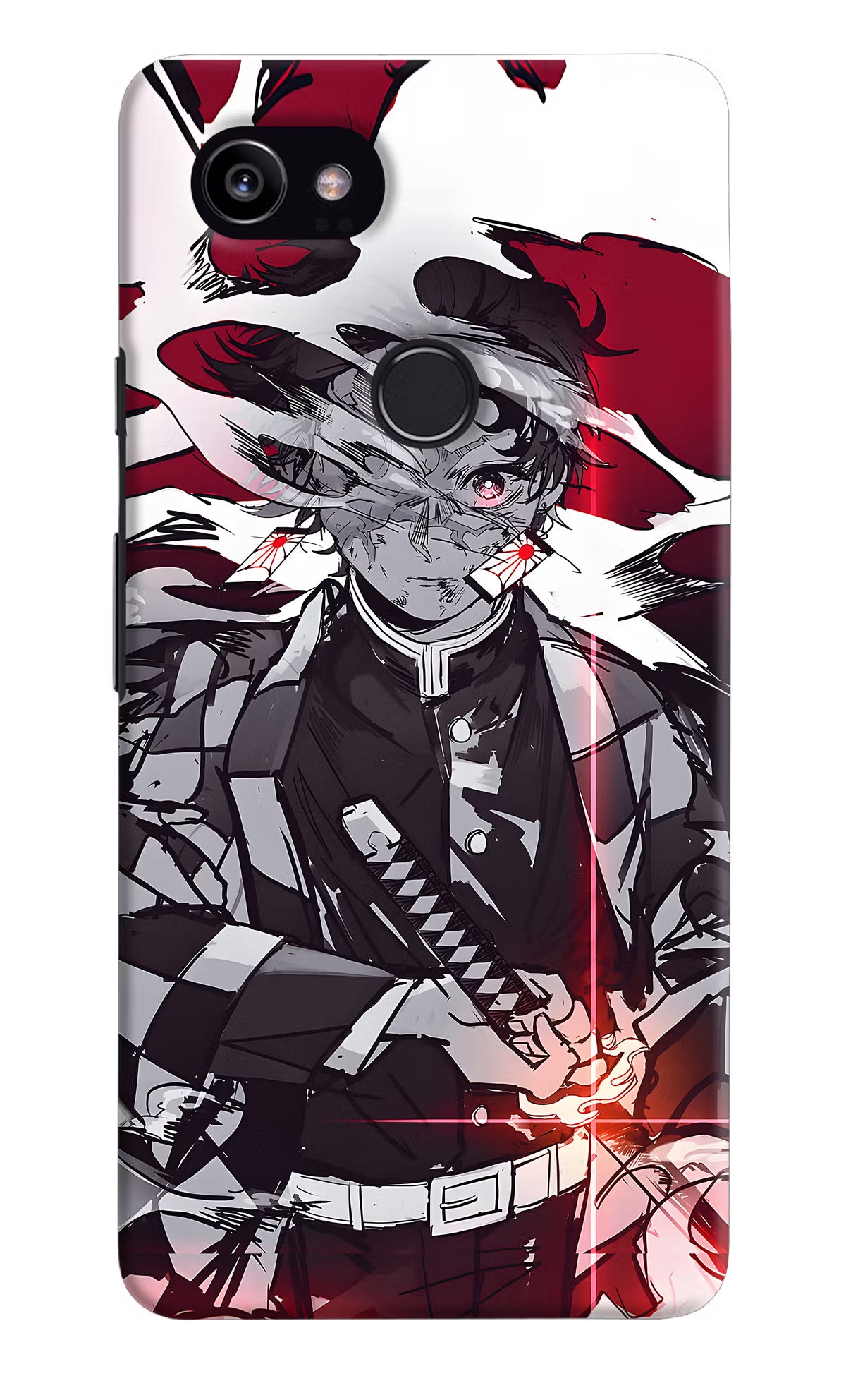 Demon Slayer Google Pixel 2 XL Hard Case Back Cover by Casekaro