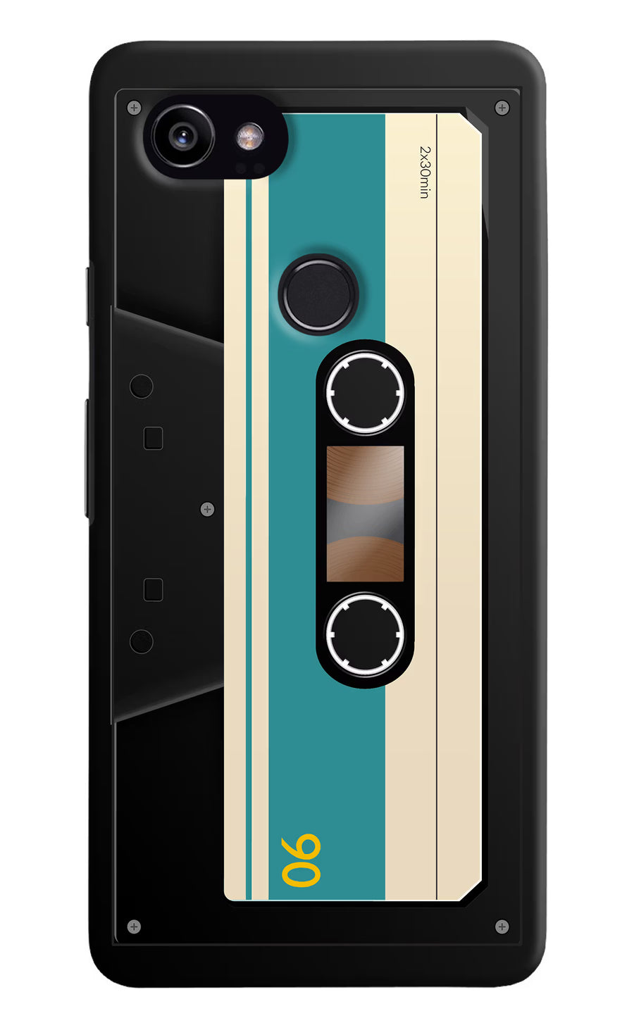 Cassette Google Pixel 2 XL Back Cover, Hard case