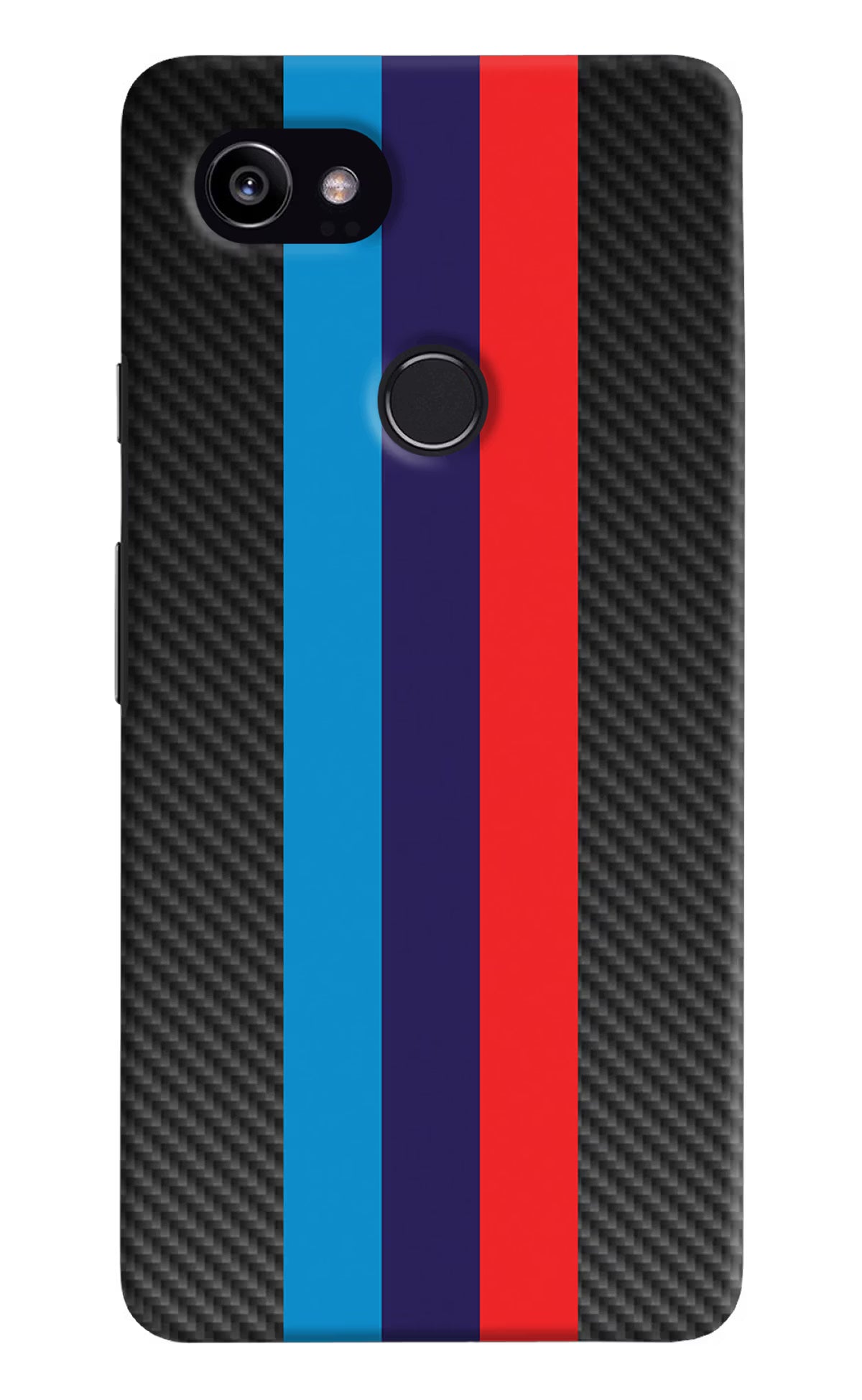 BMW Stripes Pattern Google Pixel 2 XL Hard Case Back Cover by Casekaro