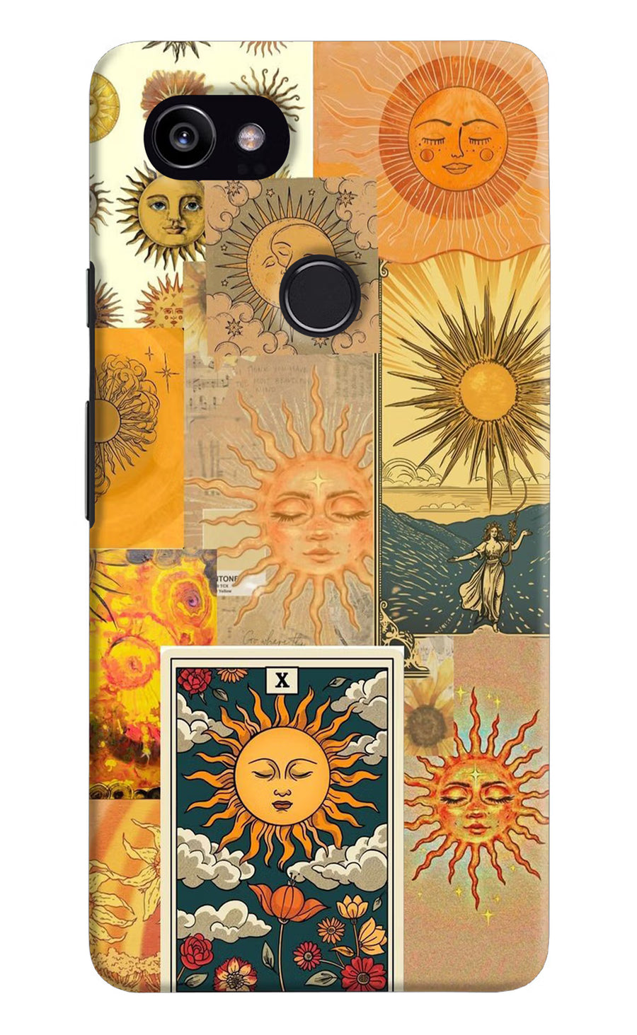 Sun Google Pixel 2 XL Back Cover, Hard case