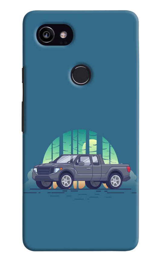 Retro Garage Vibe Google Pixel 2 XL Hard Case Back Cover by Casekaro