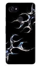 Chrome Tribal Google Pixel 2 XL Hard Case Back Cover by Casekaro