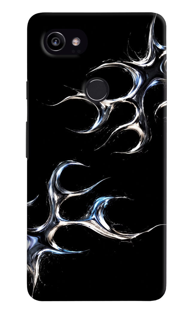 Chrome Tribal Google Pixel 2 XL Hard Case Back Cover by Casekaro