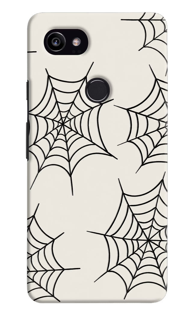 Spider Web Google Pixel 2 XL Hard Case Back Cover by Casekaro