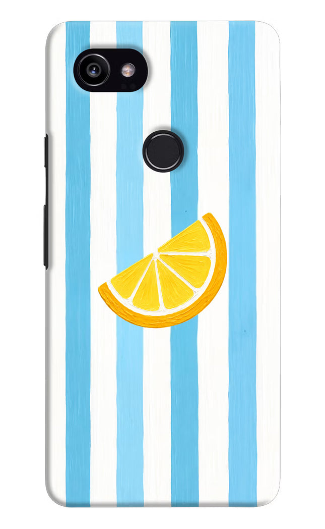 Summer Lemon Google Pixel 2 XL Hard Case Back Cover by Casekaro