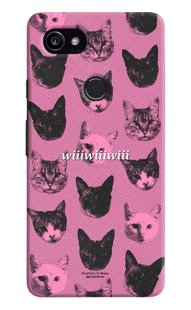 Pink Cats Google Pixel 2 XL Hard Case Back Cover by Casekaro