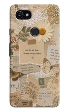 Vintage case Google Pixel 2 XL Hard Case Back Cover by Casekaro